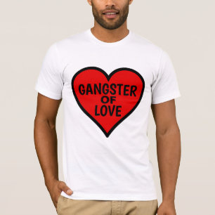 Roliga för manar valentin dagskjortor, gangster t-shirt