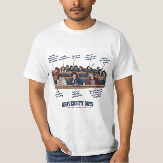 Roliga föreläsningstyper "Universitetsdagar" T Shirt