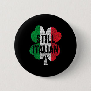 Roliga fortfarande italienska shamrocks St Patrick Knapp
