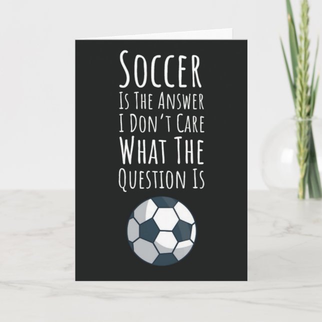 Roliga fotbollskort Barn idrottsspelare lag Söt Kort (Framsida)