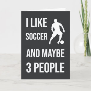 Roliga Fotbollskort Humor Spelare Lag Coola Sporte Kort