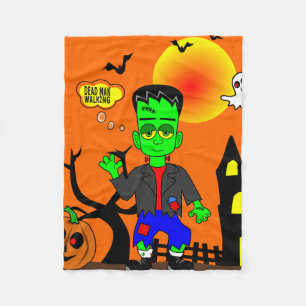 Roliga Frankensteins monster avbildar Fleecefilt