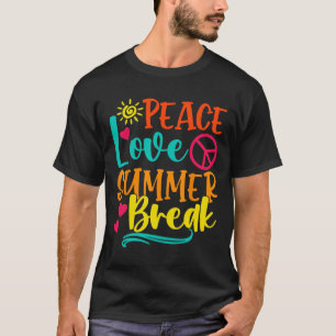Roliga Fred Kärlek Och Sommarlov Semester Vibbar S T Shirt