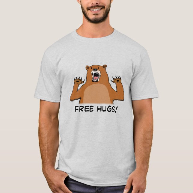 Roliga fria björnkramar t shirt (Framsida)