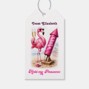 Roliga fyrverkerier Flamingo Strand Möhippa Presentetikett