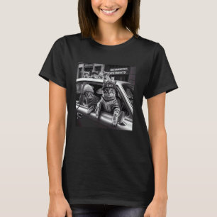 Roliga Gangster Katter Män Kvinnor Kattälskare Gat T Shirt