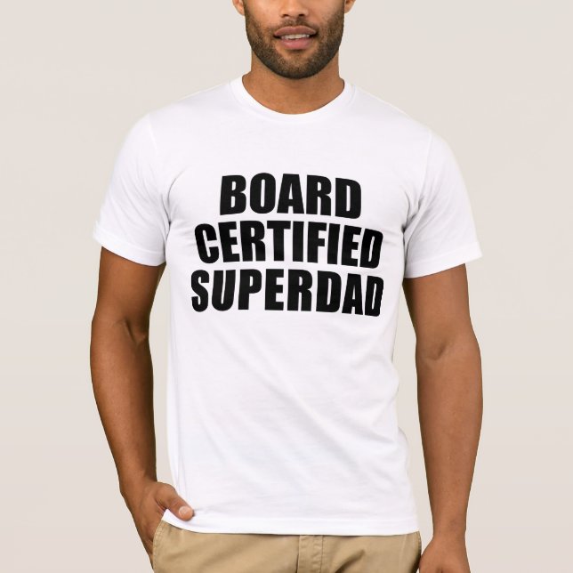 Roliga gåvor för pappor: Stiga ombord T-shirt (Framsida)