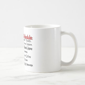 Roliga gåvor "för pensionschema" kaffemugg