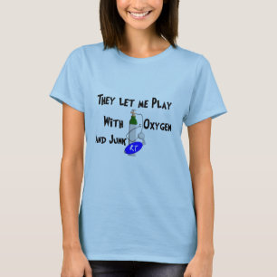 Roliga gåvor för respiratorisk terapeut tee shirt
