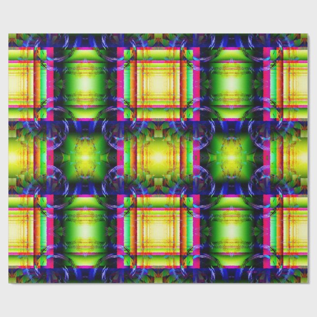 Roliga geometrier..... presentpapper (Platt)