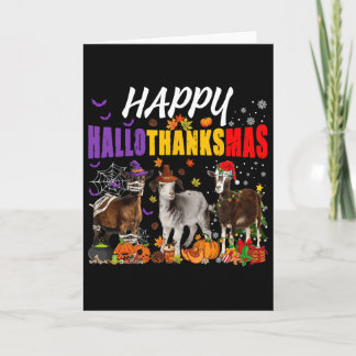 Roliga Getter Mummi Pilgrim Tomte Kostym Glad Jul Kort