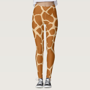 Roliga girafffläckar leggings