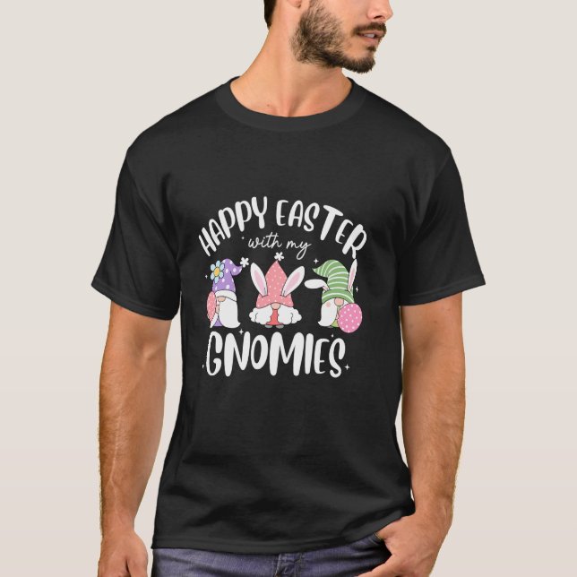 Roliga Glad Påsk Tomtar Klassrum Lärare Elev T Shirt (Framsida)