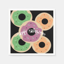 Roliga glada Halloween Frostade strössel Donuts