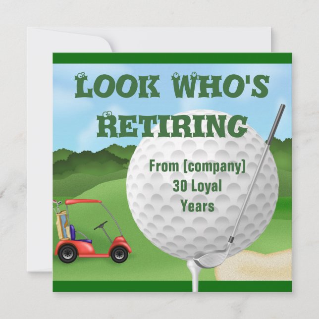 Roliga golf pensions inbjudan MALL (Framsida)