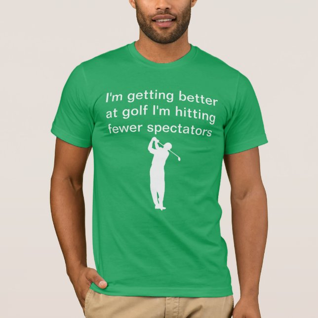 Roliga golf t-shirts (Framsida)