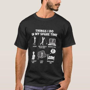 Roliga golfälskare coachpresenter pappa farfar gol t shirt