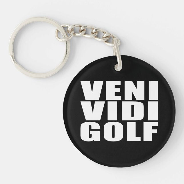 Roliga golfare citerar skämt: Veni Vidi Golf (Framsidan)