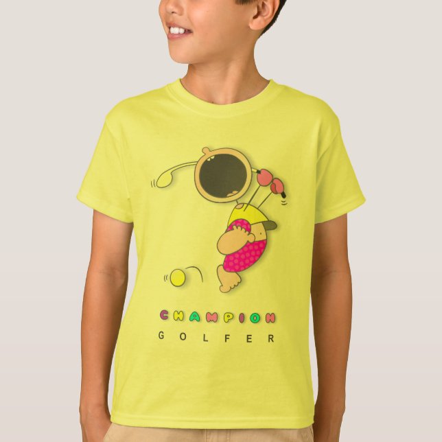 Roliga golfareskjortor tee (Framsida)