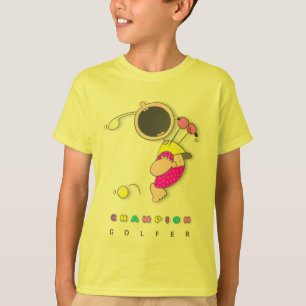 Roliga golfareskjortor tee shirt
