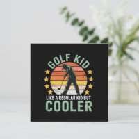 Roliga golfbarn Ung golfare & golfälskare present