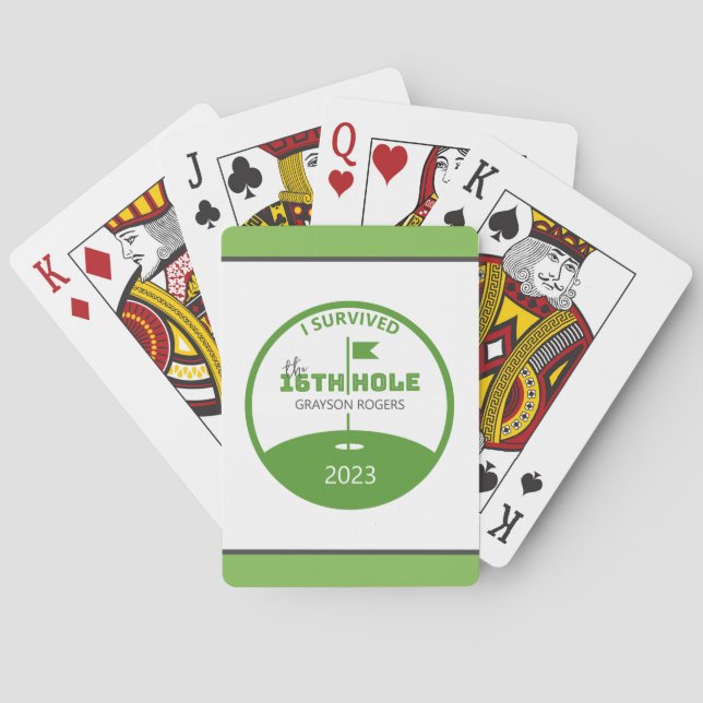 Roliga golfcitat casinokort (Baksidan)