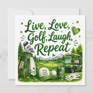 Roliga golfcitat för golfare på banan inbjudningar
