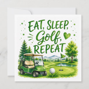 Roliga golfcitat för golfare på banan inbjudningar