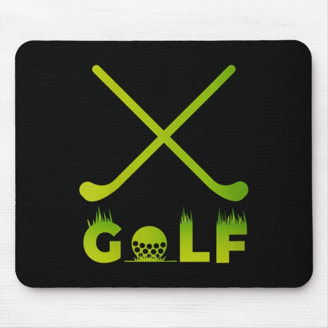Roliga golfpresenter för golfande make musmatta (Framsidan)