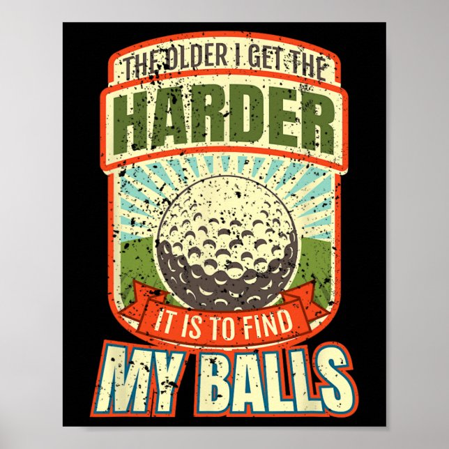 Roliga golftröjor för män  poster (Framsidan)