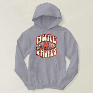 Roliga grafiska kläder - Fler S'mores Hoodie