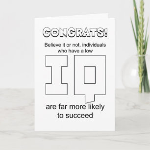 Roliga gratulationer examen kort