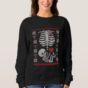 Roliga Gravida Fula Jultröjor Skalle T Shirt
