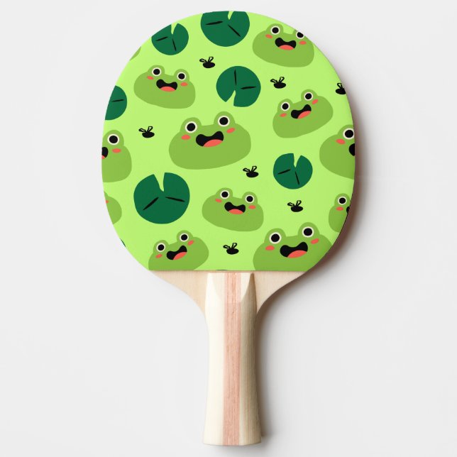 Roliga grodor pingisracket (Framsidan)