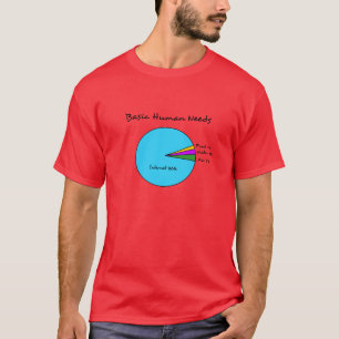 Roliga grundläggande människabehov för t shirt