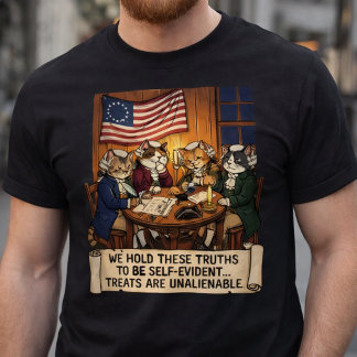 Roliga Grundlagsfäder Katter 250-årsjubileum  T Shirt