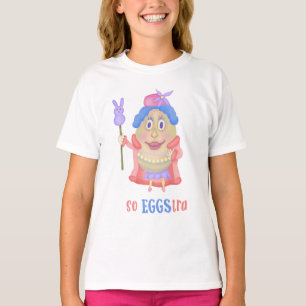 Roliga gulliga vårflickor för påskägg så Eggstra T Shirt