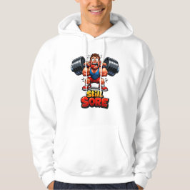 Roliga Gymdesigner - Träningsmeme Hoodie