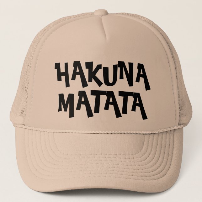 Roliga Hakuna Matata Truckerkeps (Framsida)