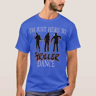 Roliga Halloween Dansfest Skräck Kostym Flicka Poj T Shirt