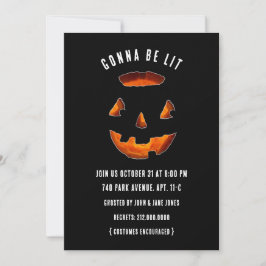 Roliga Halloween-festinvitationer Inbjudningar