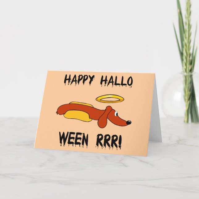 Roliga Halloween Kort (Framsida)