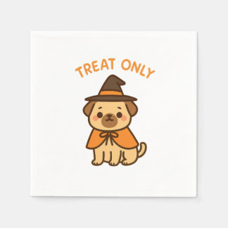 Roliga Halloween-papperstallrikar för hundälskare Pappersservett