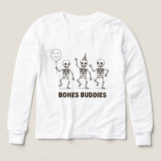 Roliga Halloween-skelett T Shirt