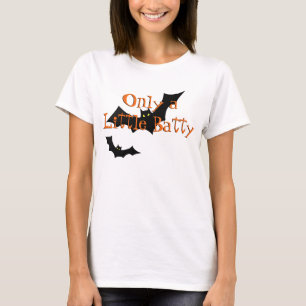 Roliga Halloween slår till en lite Batty Tee Shirt