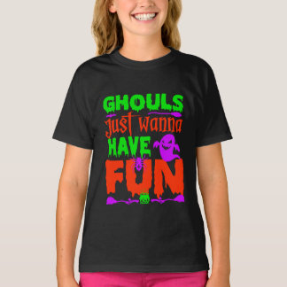 Roliga Halloween-spöken Vill Bara Ha Kul T Shirt