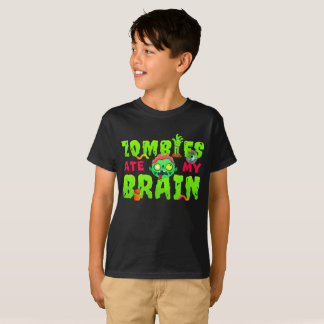 Roliga Halloween-zombies åt min hjärna T Shirt