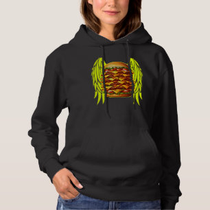 roliga hamburgare design för fans t shirt
