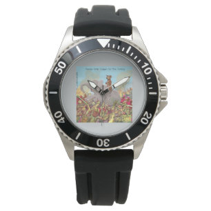 Roliga Hannibal Barca Och Elefantmans Gummiurklock Armbandsur