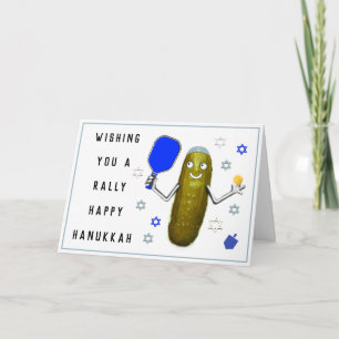 Roliga Hanukkah-kort Helgkort